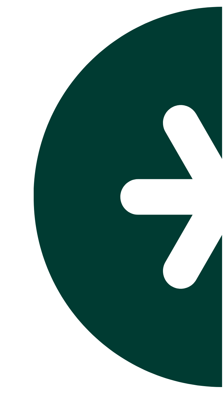 Icono de estrella verde con flecha blanca